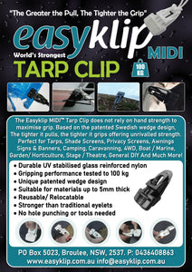 Easyklip Midi Tarp Clip (Pack)