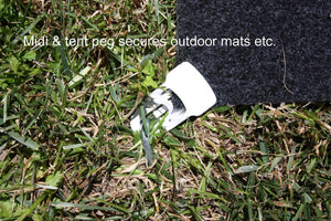 Secure or hold down your camping mat using Easyklip Tarp Clips